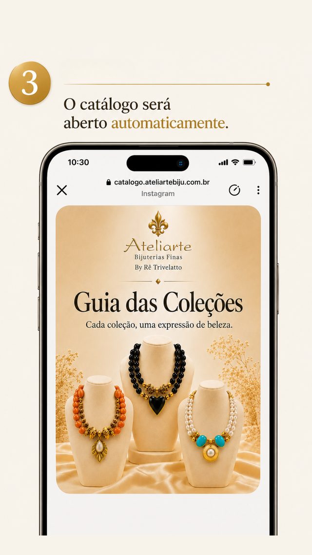 O catálogo abre automaticamente